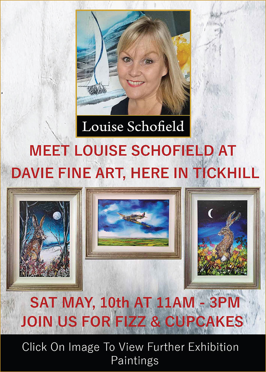 DAVIE FINE ART HEADER MEET LOUISE SCHOFIELD MAY 2025