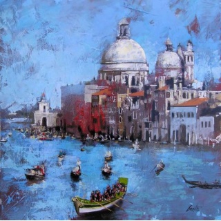 lorente_venice_gondoliers